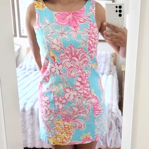 Lilly Pulitzer Breakwater Blue Lolita Dress Size 4